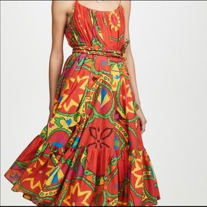 Rhode Lea Midi Dress, Uzbek Print